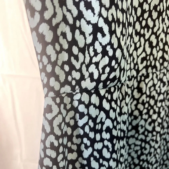 Mi Ami Blue Animal Print Fit & Flare Dress Size XS - Picture 6 of 13